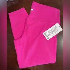 Lululemon Sonic Pink / Barbie Pink Align HR Pant 25”